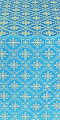Lavra silk (rayon brocade) (blue/gold)