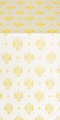 Russian Eagle metallic brocade (white/gold)