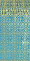 Elizabeth metallic brocade (blue/gold)
