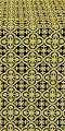Elizabeth metallic brocade (black/gold)