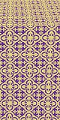 Elizabeth metallic brocade (violet/gold)