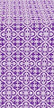 Elizabeth metallic brocade (violet/silver)