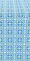 Elizabeth silk (rayon brocade) (blue/silver)