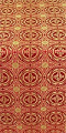 Corinth metallic brocade (red/gold)