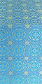 Corinth silk (rayon brocade) (blue/gold)