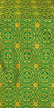Corinth silk (rayon brocade) (green/gold)