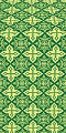 Vera metallic brocade (green/gold)