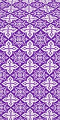 Vera metallic brocade (violet/silver)