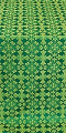 Cornflower silk (rayon brocade) (green/gold)