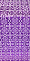 Cornflower silk (rayon brocade) (violet/silver)