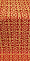 Cornflower silk (rayon brocade) (red/gold)
