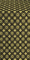 Mira Lycia silk (rayon brocade) (black/gold)
