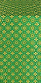 Mira Lycia silk (rayon brocade) (green/gold)