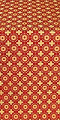 Mira Lycia silk (rayon brocade) (red/gold)