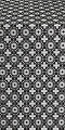 Mira Lycia silk (rayon brocade) (black/silver)