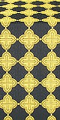 Kolomna silk (rayon brocade) (black/gold)