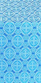 Paschal Egg metallic brocade (blue/silver)