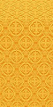 Paschal Egg silk (rayon brocade) (yellow/gold)