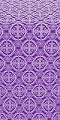 Paschal Egg silk (rayon brocade) (violet/silver)