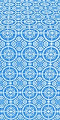 Posad metallic brocade (blue/silver)