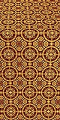 Posad metallic brocade (claret/gold)