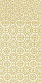 Posad metallic brocade (white/gold)