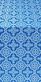 Old-Greek silk (rayon brocade) (blue/silver)