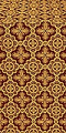 Old-Greek silk (rayon brocade) (claret/gold)