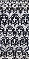 Vinograd metallic brocade (black/silver)