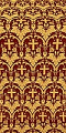 Vinograd silk (rayon brocade) (claret/gold)