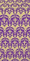 Vinograd silk (rayon brocade) (violet/gold)