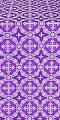 Gouslitsa metallic brocade (violet/silver)
