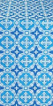 Gouslitsa silk (rayon brocade) (blue/silver)