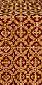 Gouslitsa silk (rayon brocade) (claret/gold)