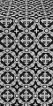Gouslitsa silk (rayon brocade) (black/silver)