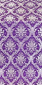 Royal Crown metallic brocade (violet/silver)