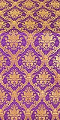 Royal Crown silk (rayon brocade) (violet/gold)
