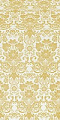 Gloksiniya metallic brocade (white/gold)