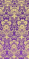 Gloksiniya silk (rayon brocade) (violet/gold)