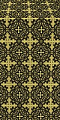 Polotsk metallic brocade (black/gold)