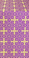 Polotsk metallic brocade (violet/gold)