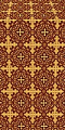 Polotsk silk (rayon brocade) (claret/gold)