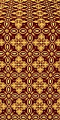 Vasilisa metallic brocade (claret/gold)