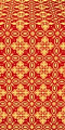 Vasilisa metallic brocade (red/gold)