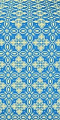 Vasilisa silk (rayon brocade) (blue/gold)