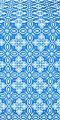 Vasilisa silk (rayon brocade) (blue/silver)