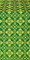 Vasilisa silk (rayon brocade) (green/gold)