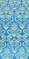 Cassowary metallic brocade (blue/gold)
