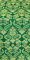 Cassowary metallic brocade (green/gold)