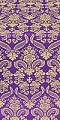 Cassowary metallic brocade (violet/gold)